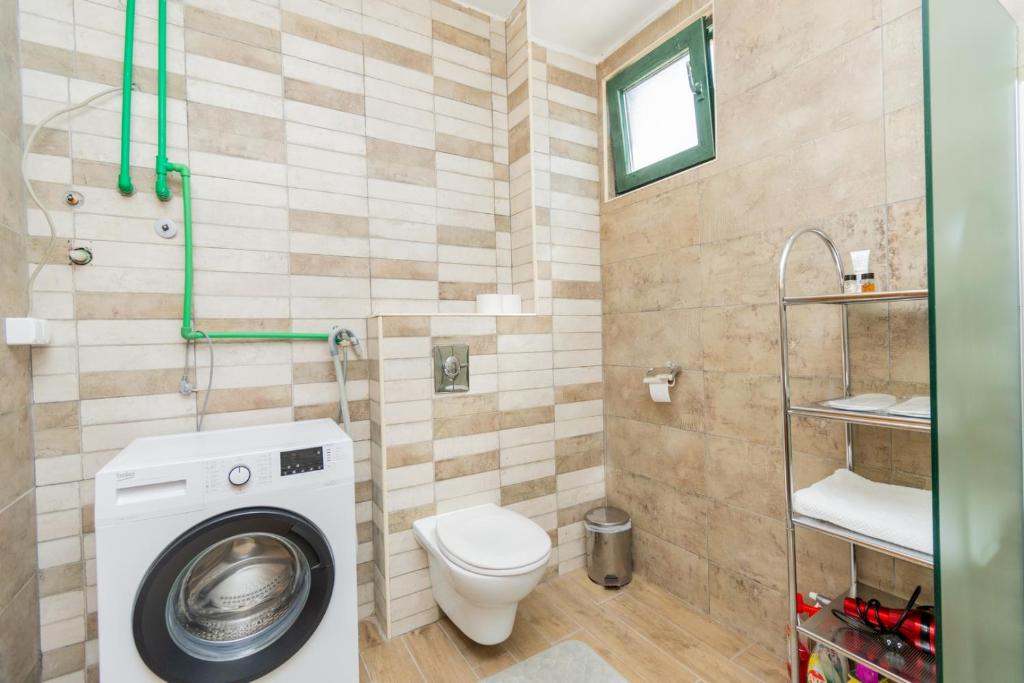 Koupelna v ubytování Hotel Fobra