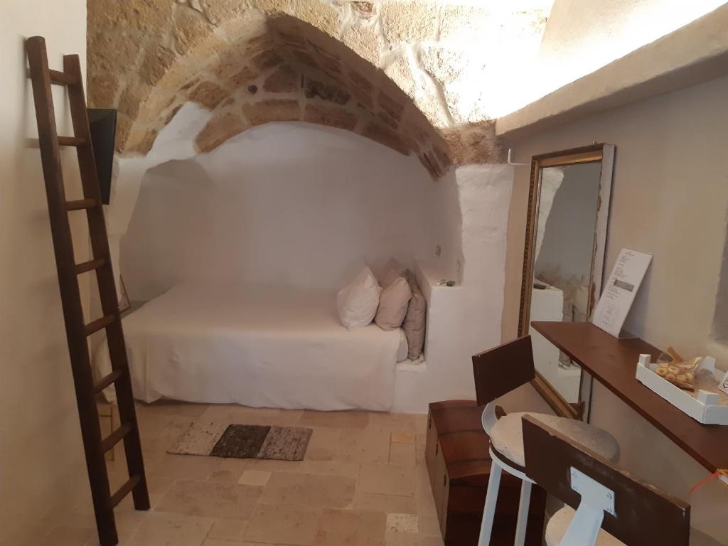 Postel nebo postele na pokoji v ubytování LA SEGRETA DEL CASTELLO, Private Access