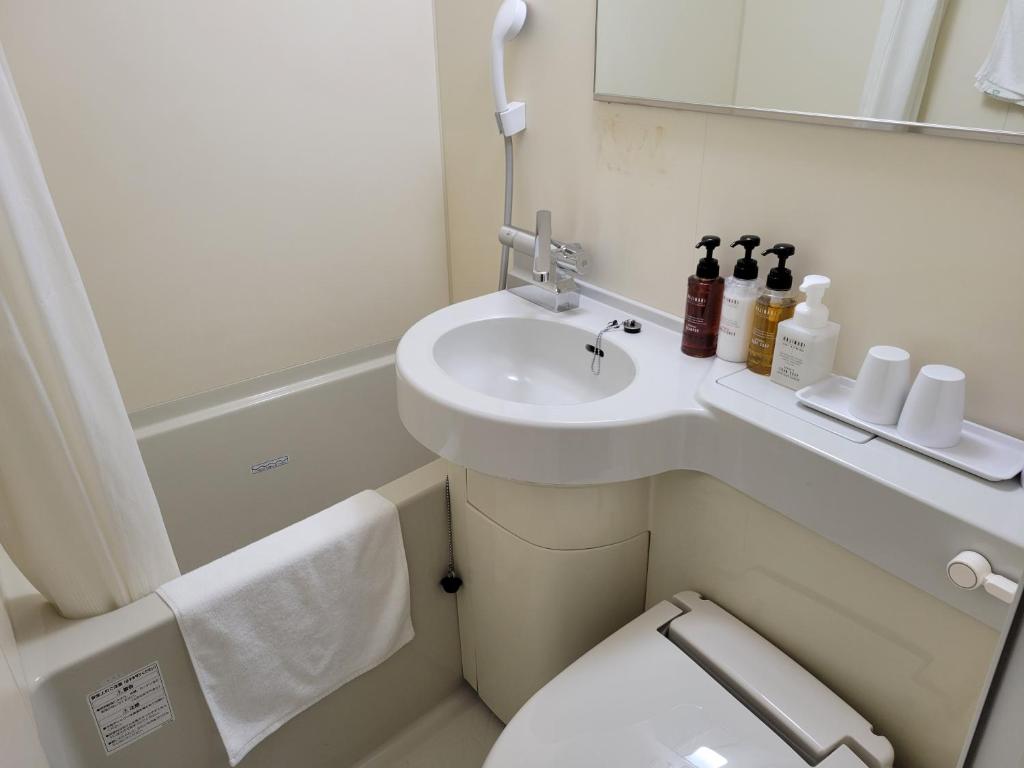 Koupelna v ubytování Smile Hotel Osaka Tennoji
