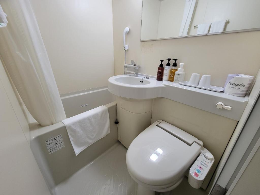 Koupelna v ubytování Smile Hotel Osaka Tennoji