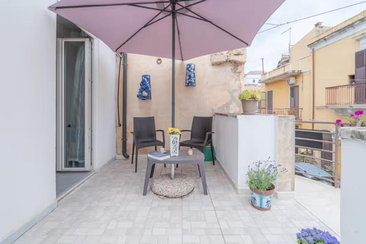 Balkón nebo terasa v ubytování SFEA HOME