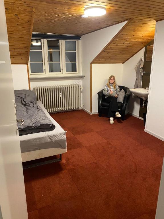 Posezení v ubytování Thisted Banegård