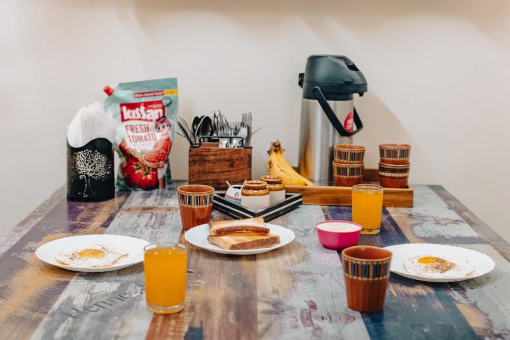 Comida en el bed and breakfast o alrededores