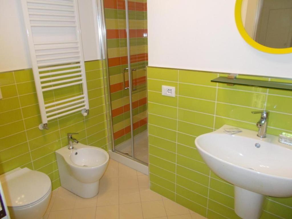 Koupelna v ubytování B&B ROSSANA