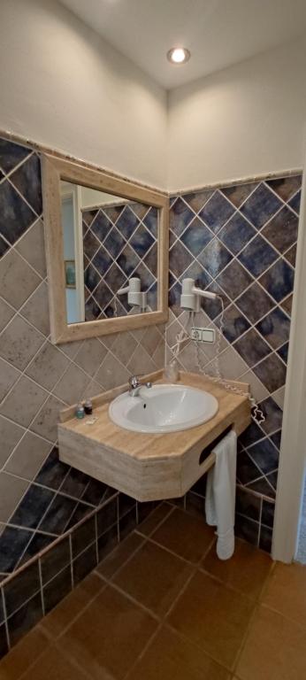 Koupelna v ubytování Hotel El Doncel