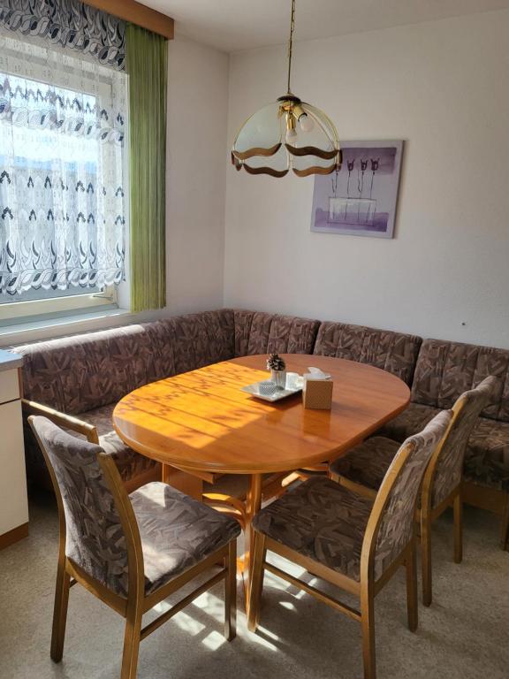 Posezení v ubytování Ferienwohnung 123