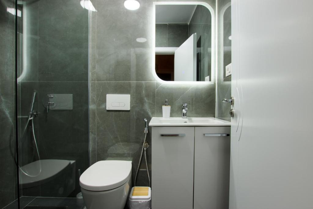 Koupelna v ubytování Guva Guest House