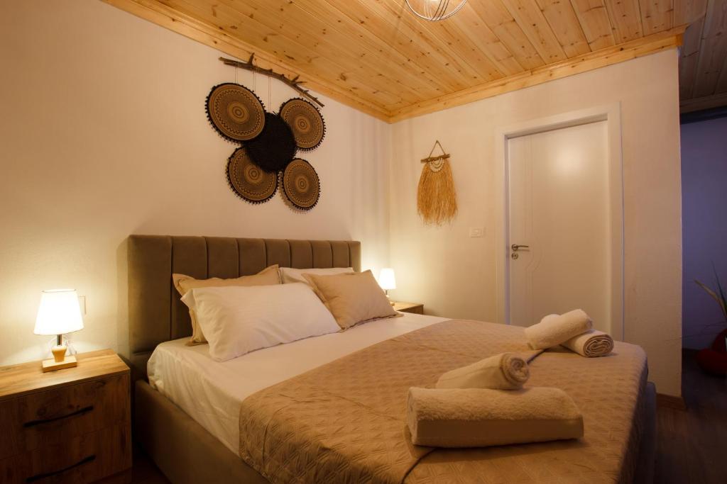 Postel nebo postele na pokoji v ubytování Guva Guest House