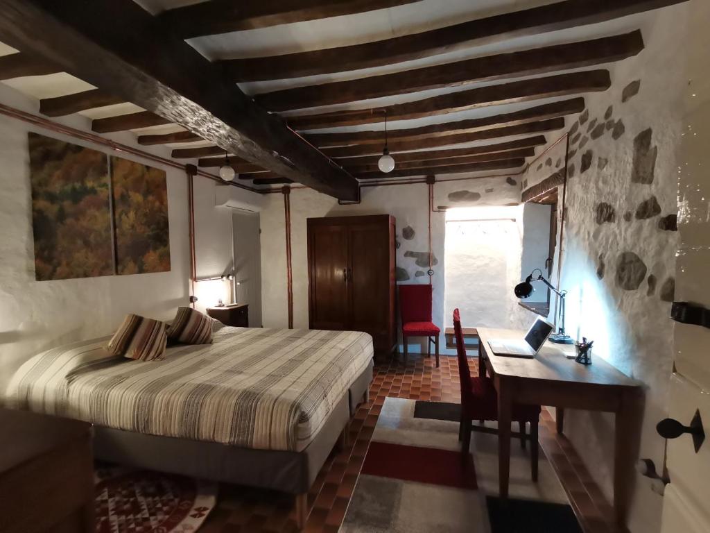 Postel nebo postele na pokoji v ubytování Cottage la Terrazza