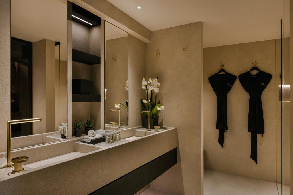 Koupelna v ubytování Casaly Hotel & Spa