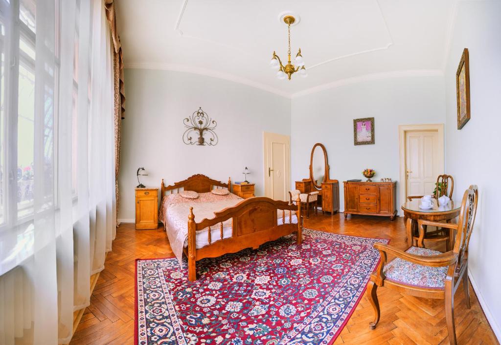 Postel nebo postele na pokoji v ubytování Vila Primavesi
