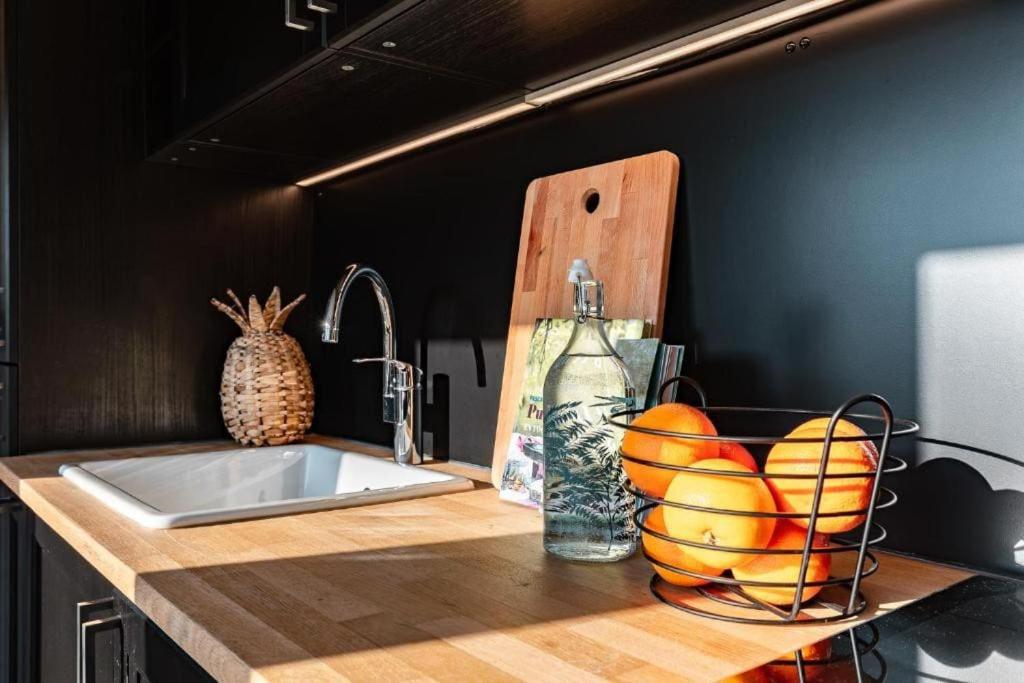 Kuchyň nebo kuchyňský kout v ubytování Tiny House Stijl & natuur nabij Brugge!