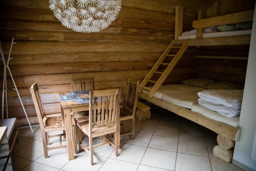 Postel nebo postele na pokoji v ubytování Relax S-L-A-P-Y Resort - Mlýn v zátoce