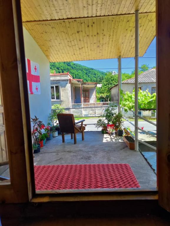 Balkón nebo terasa v ubytování Jibghashvilebi's house