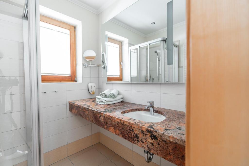 Kúpeľňa v ubytovaní Genusshotel Fichtenhof