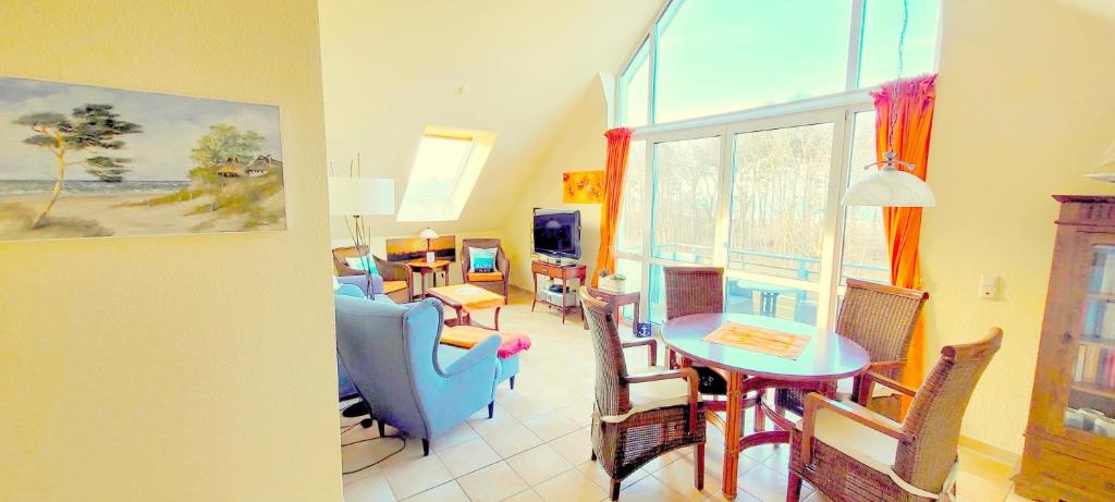 Χώρος καθιστικού στο Residenz am Strand Wohnung 2-39