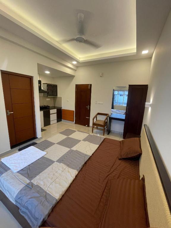 Postel nebo postele na pokoji v ubytování Hotel studio house