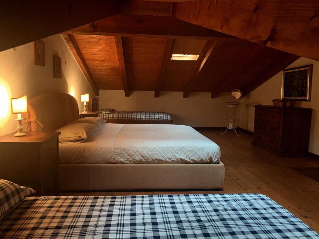 Postel nebo postele na pokoji v ubytování Residenza Fornaro