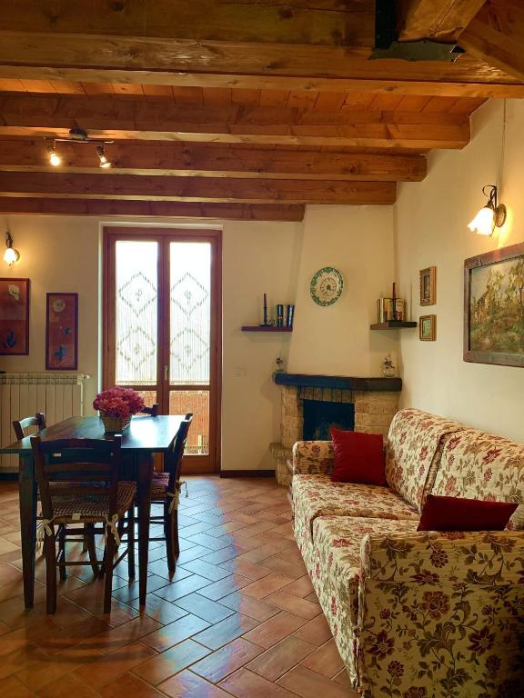 Posezení v ubytování Residenza Fornaro