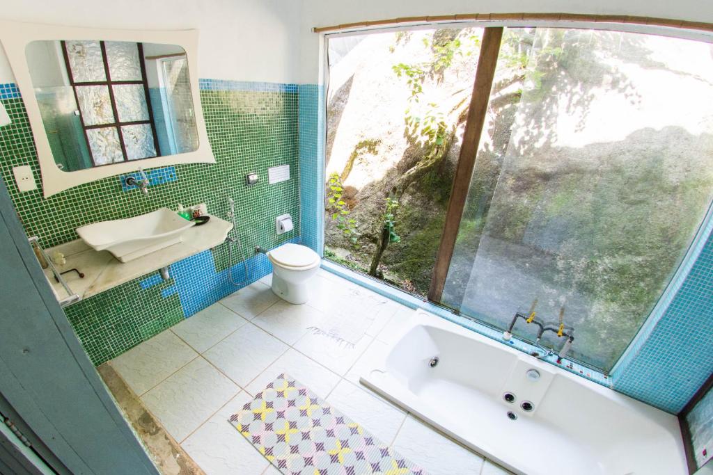 Salle de bains dans l'établissement Casa Grande Flats