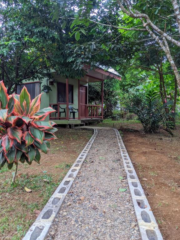 a small house with a pathway in front of it at Ana Paraíso entre Arboles in Drake