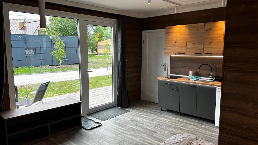 Kuchyň nebo kuchyňský kout v ubytování Apartmány Štramberk