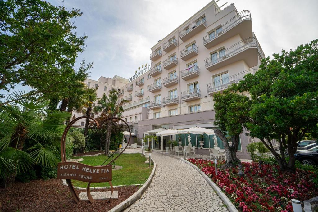 Zahrada ubytování Hotel Terme Helvetia