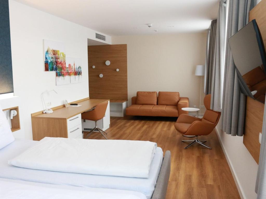 Posezení v ubytování Leben wie im Hotel by Helios