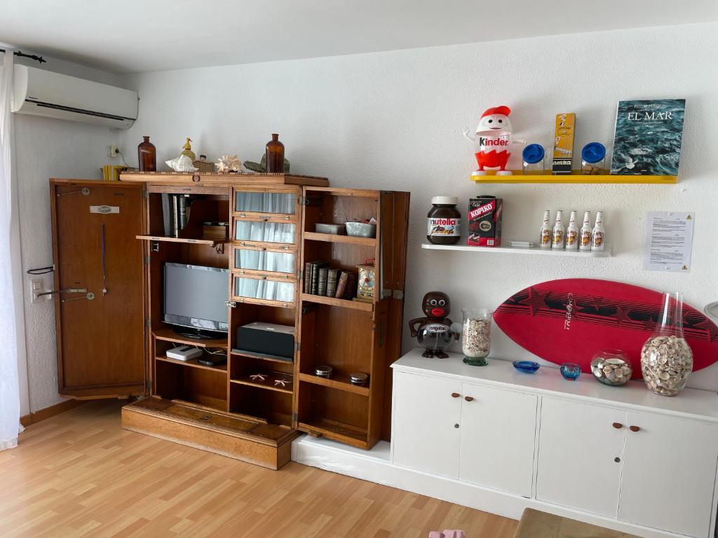 Kuchyňa alebo kuchynka v ubytovaní Apartamento RITS Beachfront