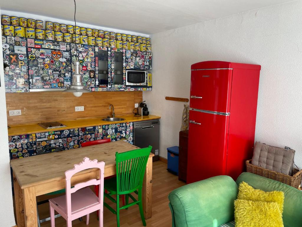 Kuchyňa alebo kuchynka v ubytovaní Apartamento RITS Beachfront