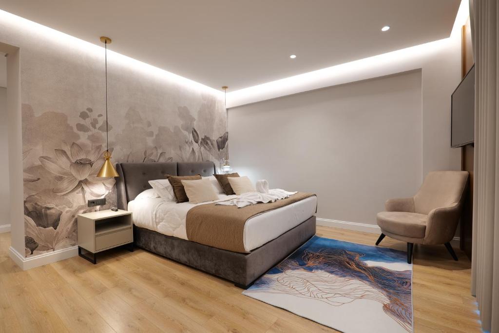 Postel nebo postele na pokoji v ubytování Hotel Oasis