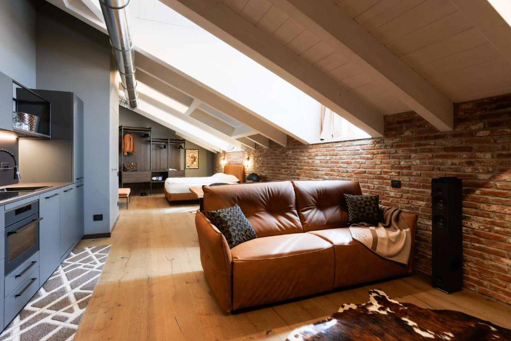 Area soggiorno di AR Suites&Art