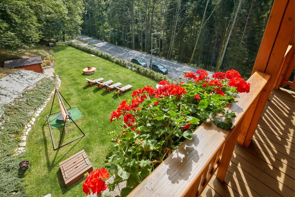 Zahrada ubytování Apartmány Jánky
