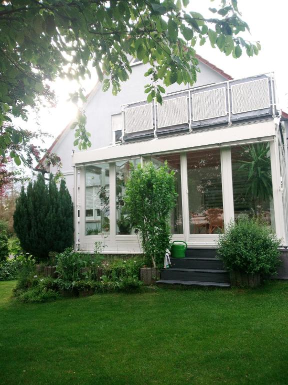 Zahrada ubytování Ferienwohnung Schwalbennest