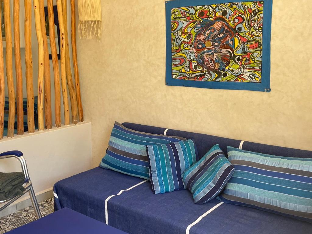 Posezení v ubytování TARGANINE Lodge