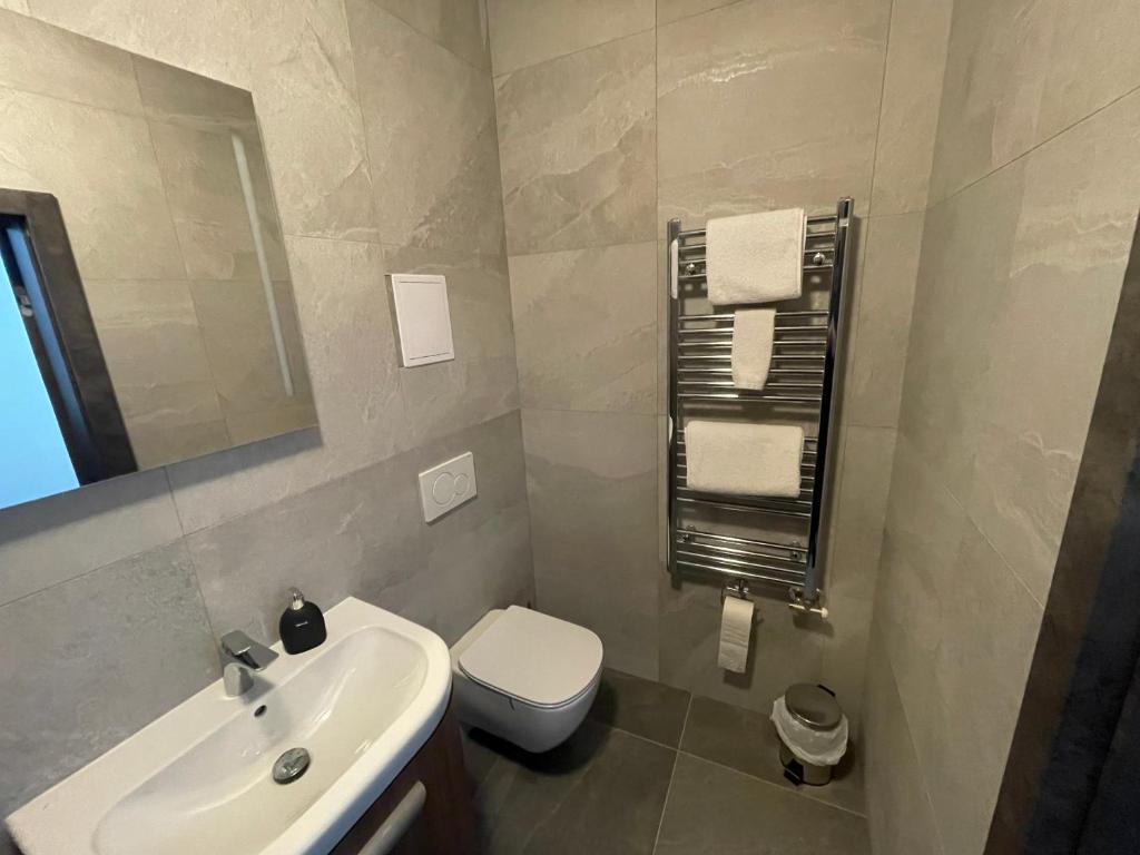 Koupelna v ubytování Apartment Elinel