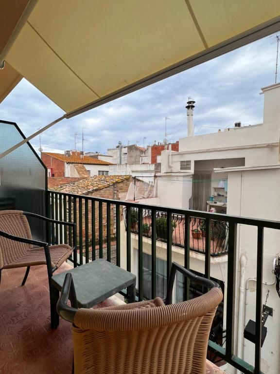 Balkón nebo terasa v ubytování Hostal ROM Familiar
