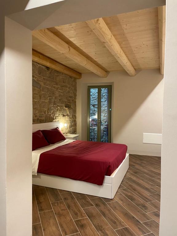 Postel nebo postele na pokoji v ubytování Albergo del Bramante