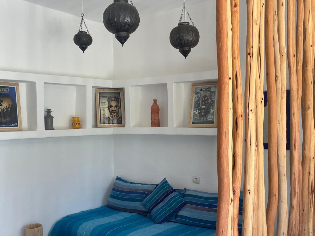 Posezení v ubytování TARGANINE Lodge