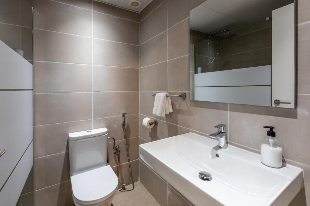 Koupelna v ubytování Hostal Alicante