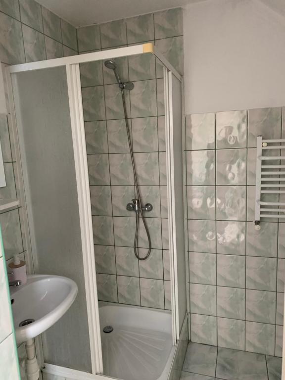 Koupelna v ubytování Kaszub Swarzewo - Bed & Breakfast