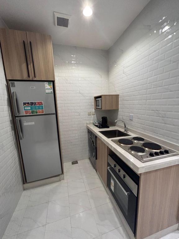 Kuchyň nebo kuchyňský kout v ubytování Elite House