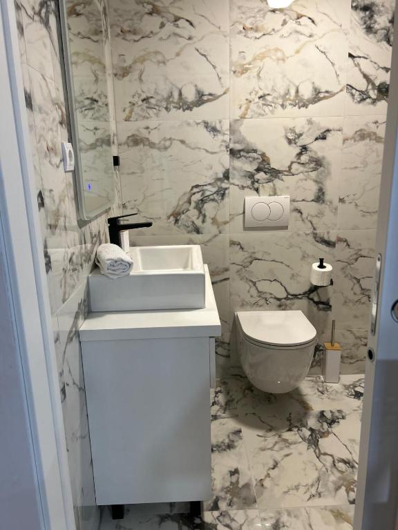 Kúpeľňa v ubytovaní Villa Bubalo