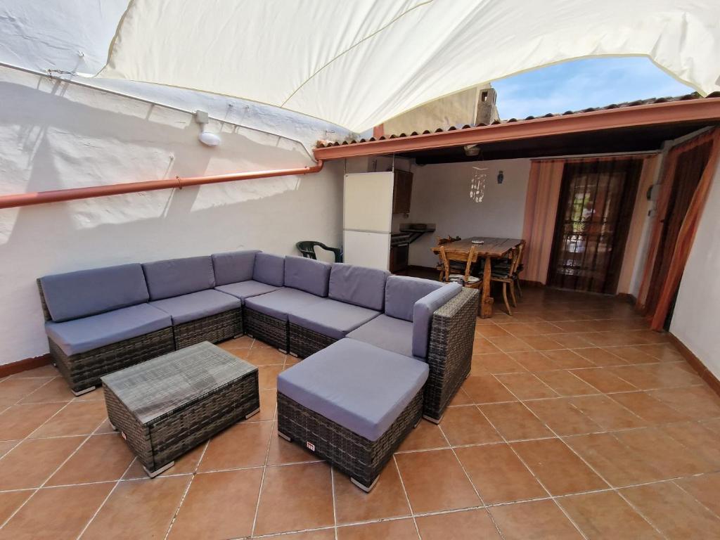 Posezení v ubytování Mammaioa house
