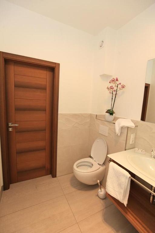Koupelna v ubytování Gästezimmer Hurem