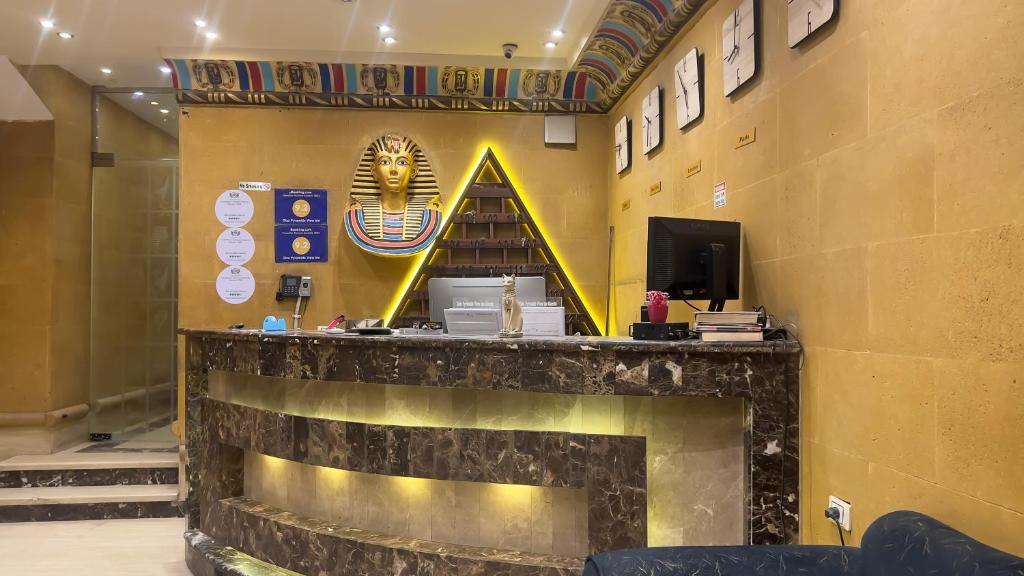 Fuajee või vastuvõtt majutusasutuses Giza Pyramids View Inn