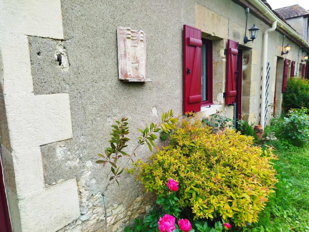 Zahrada ubytování Gîte des Fours
