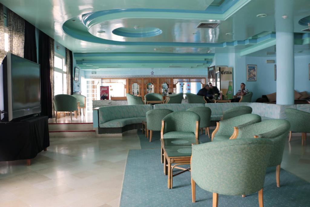 Posezení v ubytování Hotel Le Khalife