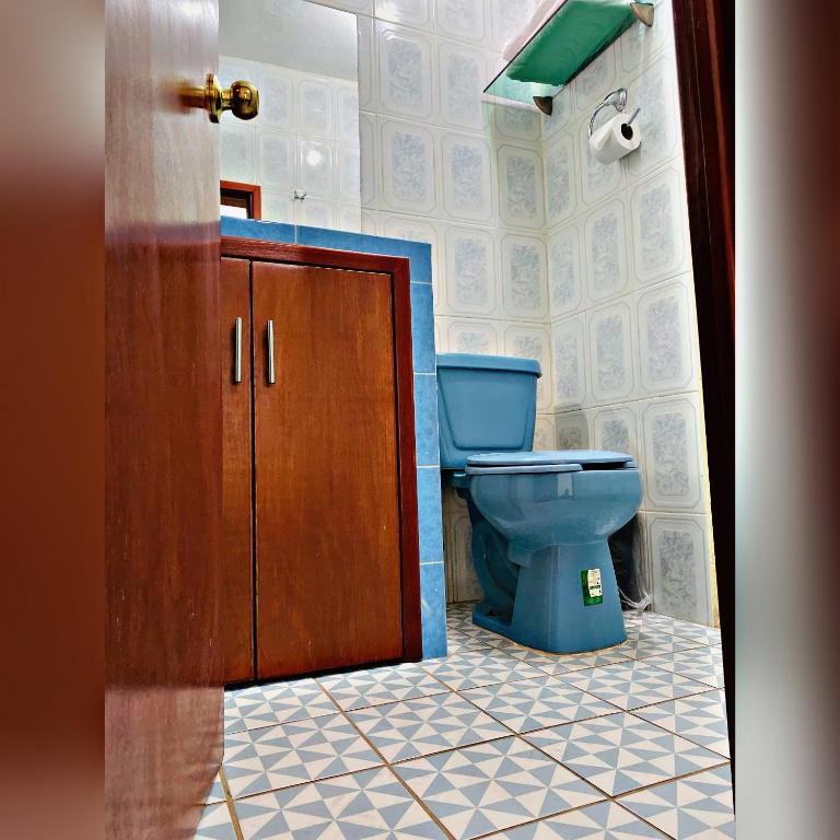 Koupelna v ubytování Hotel en Guadalajara Posada Mi Rey