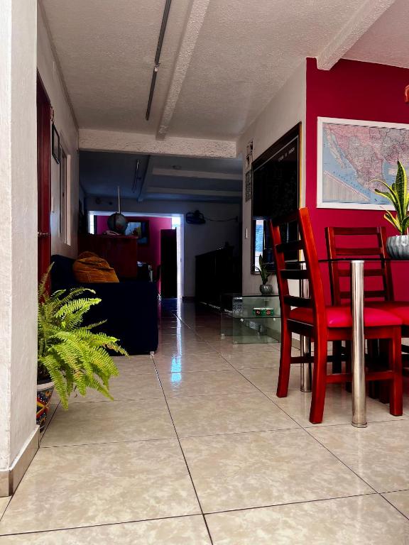 Posezení v ubytování Hotel en Guadalajara Posada Mi Rey